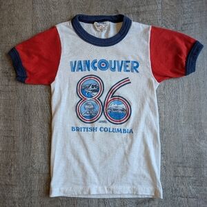 80's Kids Vancouver British Columbia '86 Single Stitch Vintage Tee